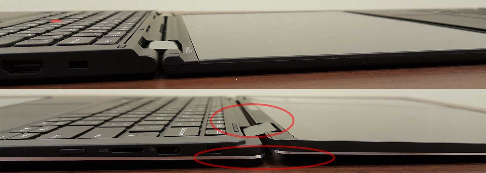 dell xps 13 2-in-1 9365 vs lenovo thinkpad yoga 260 hinges