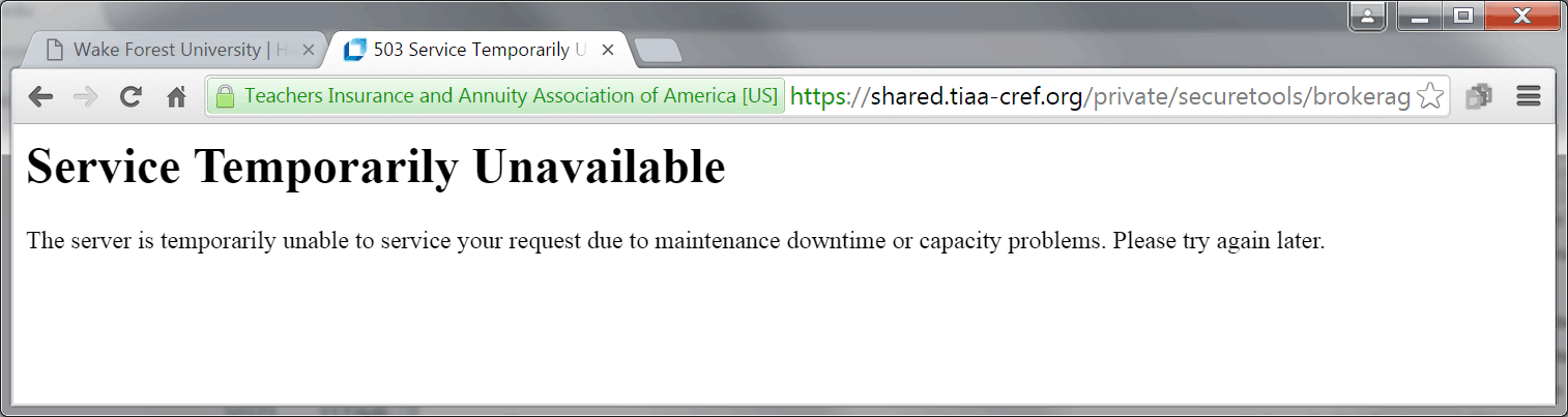 site down